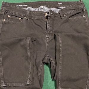 Black womens jeans used size 16w
